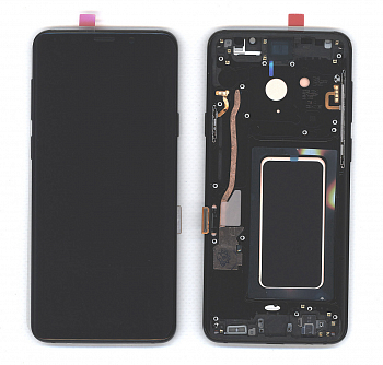 Дисплей (модуль) для Samsung Galaxy S9 Plus SM-G965F в сборе с тачскрином (Oled) черный