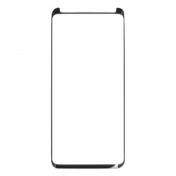 Защитное стекло 3D Full Glue Tempered Glass для Samsung Galaxy S9 (G960F) с укороченой рамкой, черное