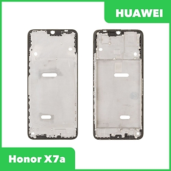 Рамка дисплея для Huawei Honor X7a (RKY-LX1) (черный)