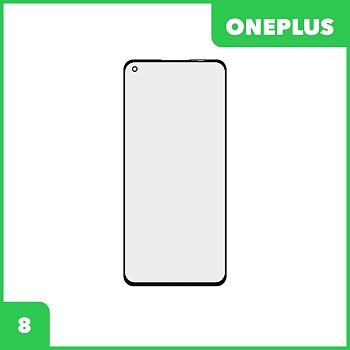 Стекло для переклейки дисплея OnePlus 8, черный